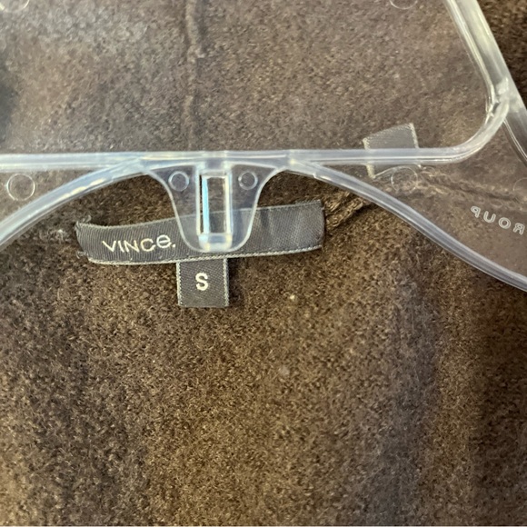 Vince Brown sugar Boiled wool wrap/sweater - Picture 6 of 6